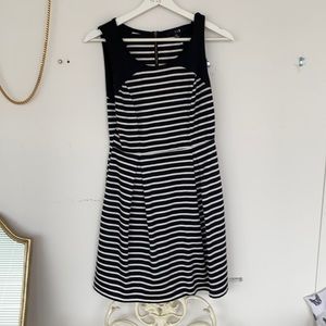 Forever21 Black and White Striped Dress